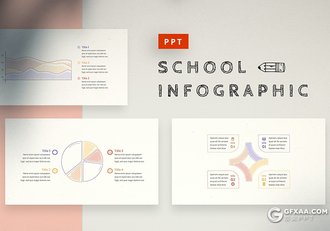 31页彩色手绘涂鸦风格PPT数据图形模板 - 顶尖PPT