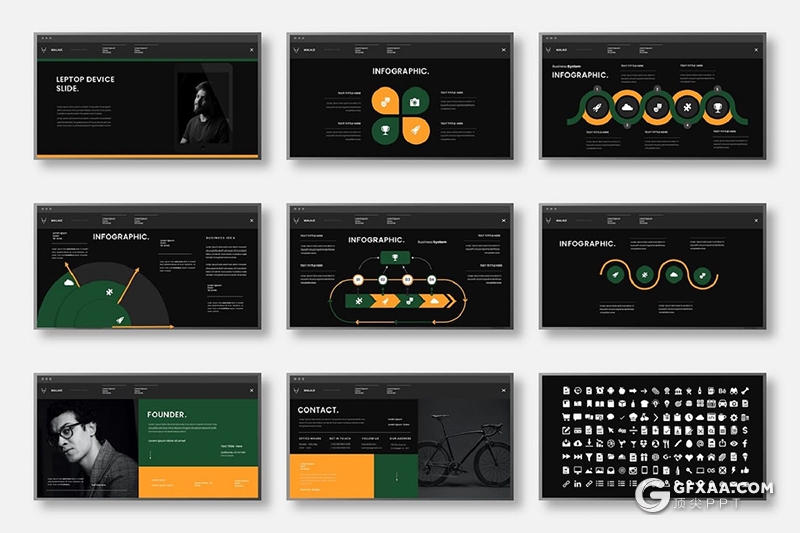39页商业合作企业介绍年终工作汇报通用PPT模板 - 顶尖PPT