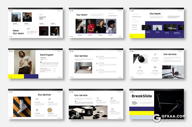 39页产品展示企业介绍宣传通用PPT模板 - 顶尖PPT