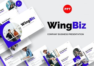 36页国外商务风格企业介绍团队合作年终总结PPT模板 - 顶尖PPT