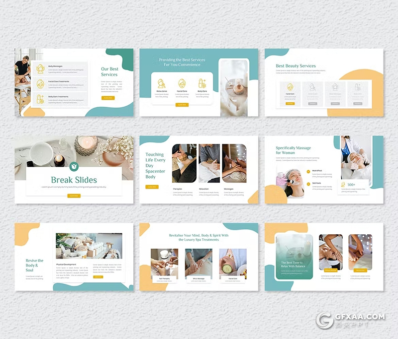 30页美容化妆SPA女性主题PPT模板 - 顶尖PPT