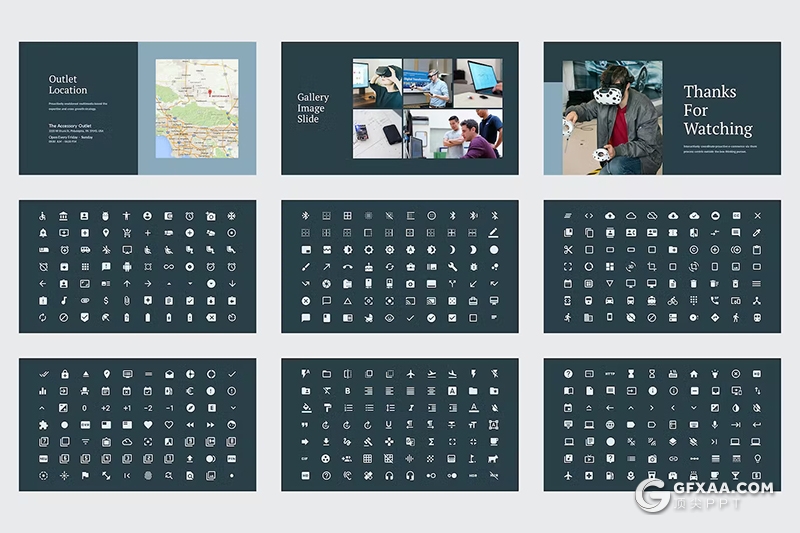 42页蓝色企业产品介绍PPT模版 - 顶尖PPT