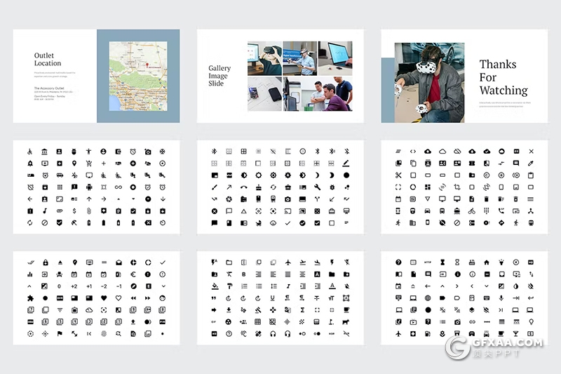 42页蓝色企业产品介绍PPT模版 - 顶尖PPT