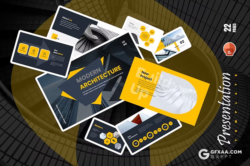 黑橙色高端商务计划总结商业计划书通用PPT模板 - 顶尖PPT