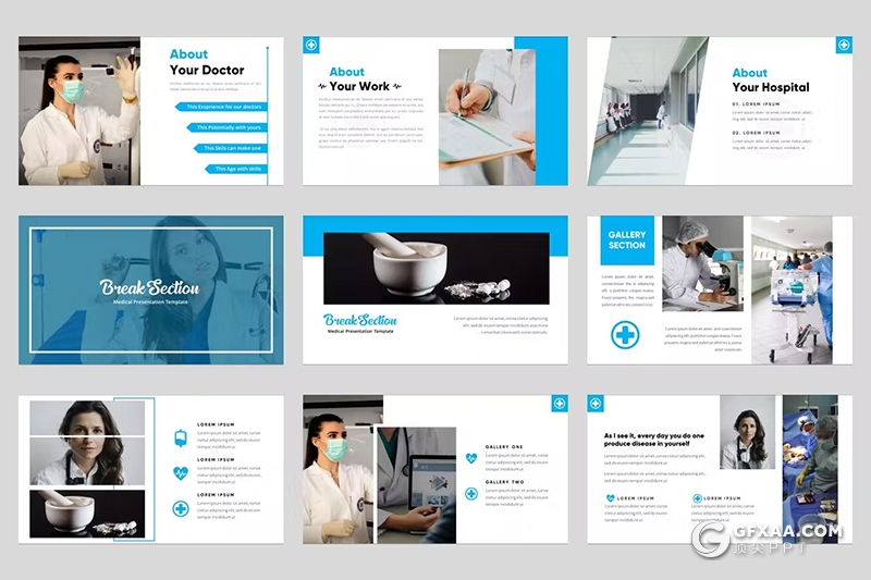 54页医疗行业研究数据分析PPT模板 - 顶尖PPT