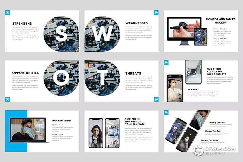 54页医疗行业研究数据分析PPT模板 - 顶尖PPT