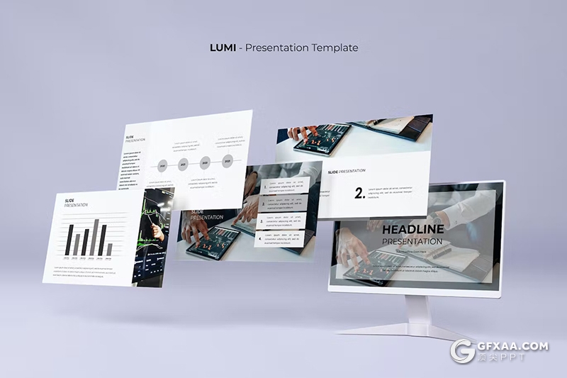 简约大气商务团队介绍商业计划PPT模板 - 顶尖PPT