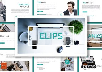 30页绿色公司业务汇报商业计划书团队介绍国外PPT模板 - 顶尖PPT