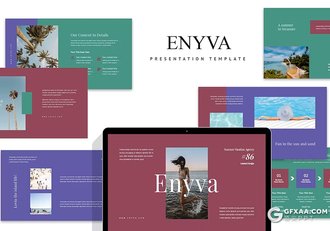 42页旅游图片展示摄影图片展示国外PPT模板 - 顶尖PPT