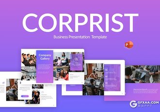 35页紫色渐变色团队介绍商务计划国外研究汇报国外PPT模板 - 顶尖PPT