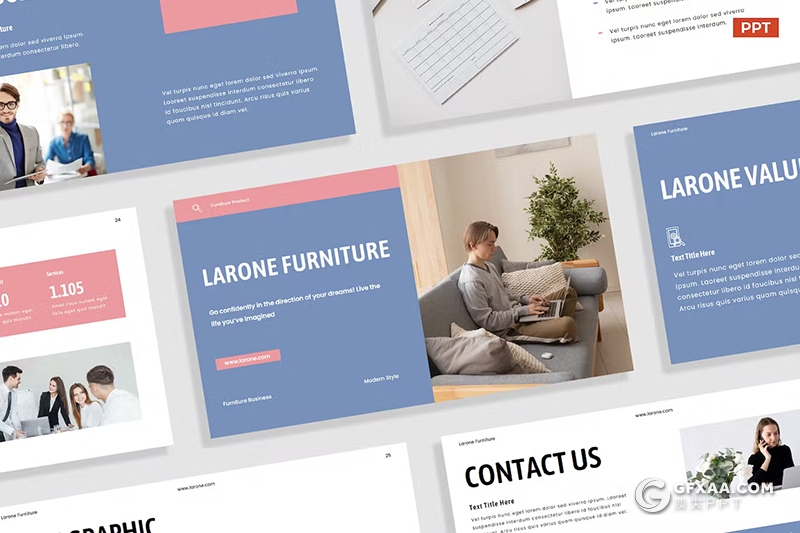 31页创意家居产品展示研发团队介绍国外PPT模板 - 顶尖PPT