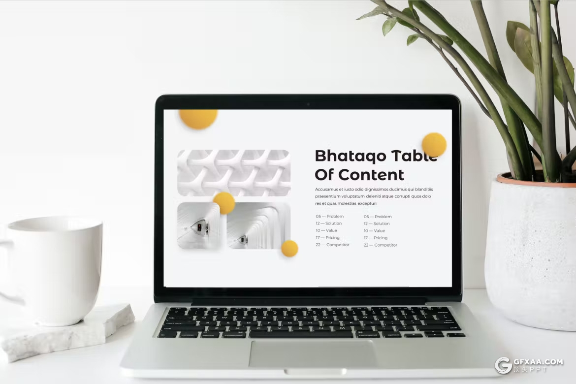 32页橙色简约大气商业计划书企业简介通用国外PPT模板 - 顶尖PPT