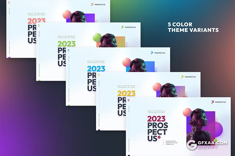 62页4款精美时尚渐变色商业计划书团队介绍年计划总结通用国外PPT模板 - 顶尖PPT