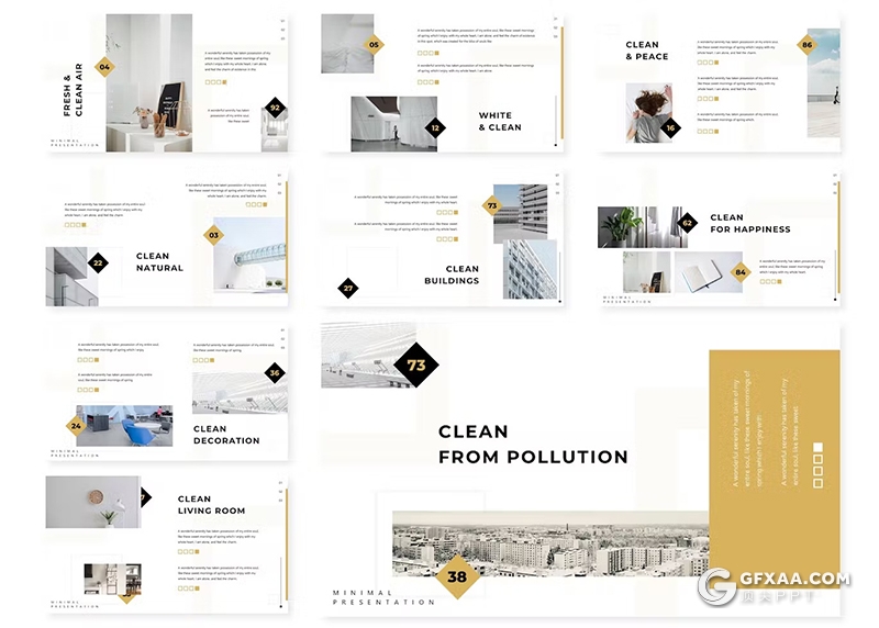 30页家政清洁服务数据分析PPT模板 - 顶尖PPT