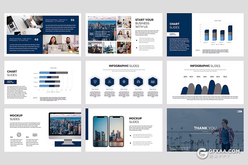 36页蓝色团队介绍商务计划国外研究汇报国外PPT模板 - 顶尖PPT