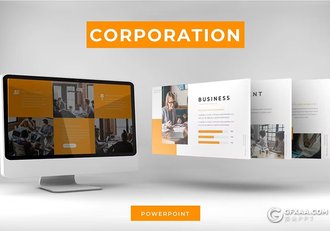 30页团队介绍商务计划国外研究汇报国外PPT模板5种配色 - 顶尖PPT