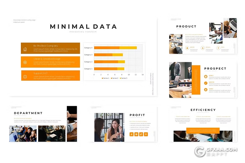 30页团队介绍商务计划国外研究汇报国外keynote模板5种配色 - 顶尖PPT