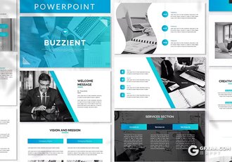 30页团队介绍商务计划研究汇报国外PPT模板5种配色2款尺寸 - 顶尖PPT