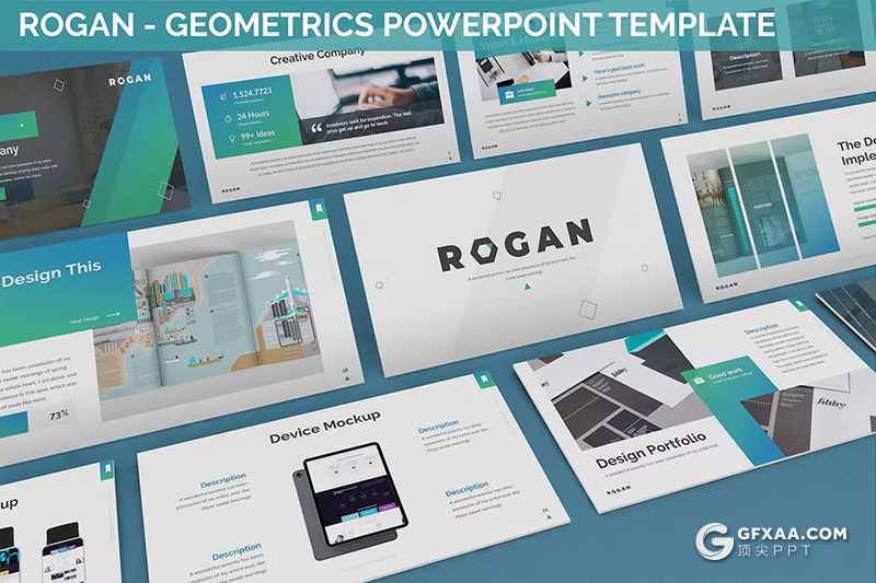 30页大气商务团队介绍商业计划总结商务通用国外PPT模板3种配色2款尺寸 - 顶尖PPT