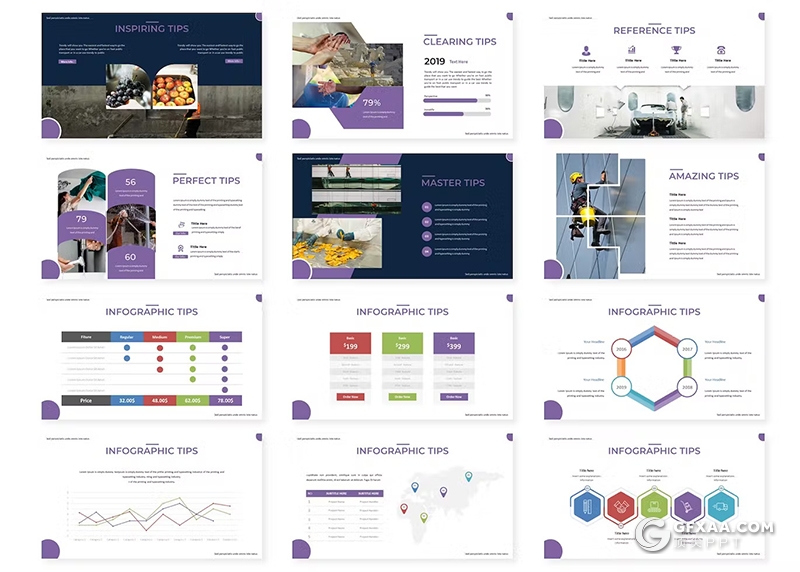 30页高端大气食品制造流程分析产品营销国外keynote模板5种配色 - 顶尖PPT