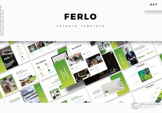 30页商业计划书商务团队介绍年计划总结汇报团队介绍通用keynote模板5种配色 - 顶尖PPT