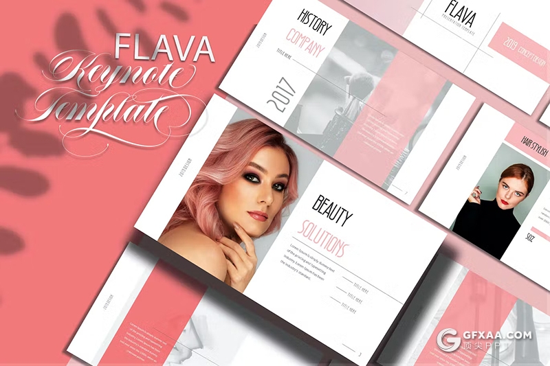 30页高端大气产品摄影展示化妆品展示研究发布keynote模板5种配色 - 顶尖PPT