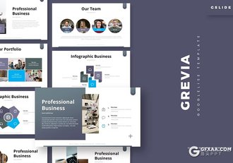 30页团队介绍商务计划书年计划总结汇报商务通用GoogleSlides模板5种配色 - 顶尖PPT