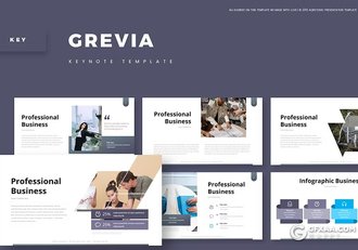 30页团队介绍商务计划书年计划总结汇报商务通用keynote模板5种配色 - 顶尖PPT