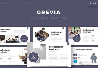 30页团队介绍商务计划书年计划总结汇报商务通用国外PPT模板5种配色 - 顶尖PPT