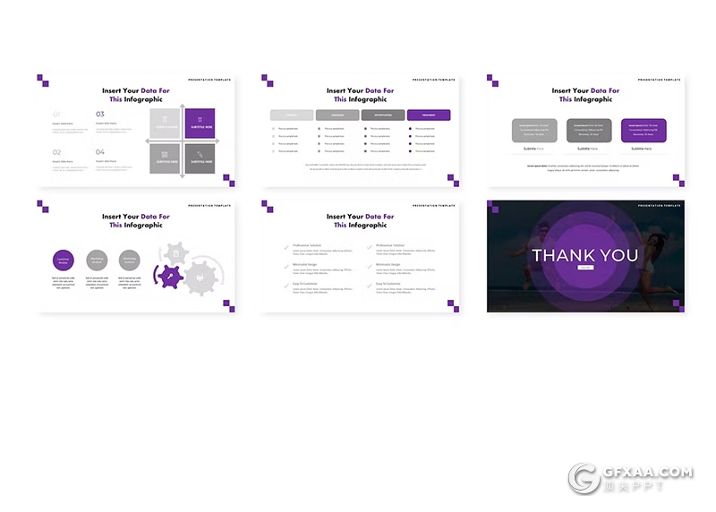 30页大气时尚人物摄影展示国外keynote模板5种配色 - 顶尖PPT