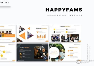 30页商业计划书团队介绍商务通用国外GoogleSlides模板5种配色 - 顶尖PPT