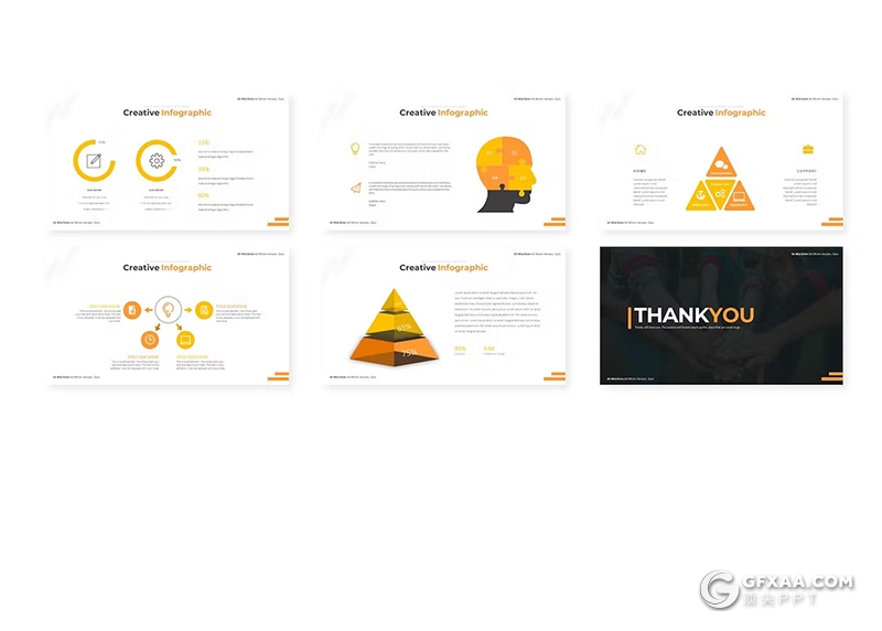 30页商业计划书团队介绍商务通用国外GoogleSlides模板5种配色 - 顶尖PPT