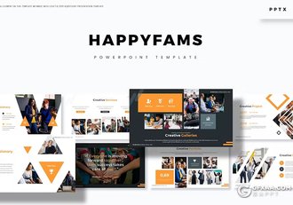 30页商业计划书团队介绍商务通用国外PPT模板5种配色 - 顶尖PPT