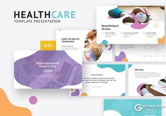 30页时尚精美医学医药研究研发国外GoogleSlides模板 - 顶尖PPT