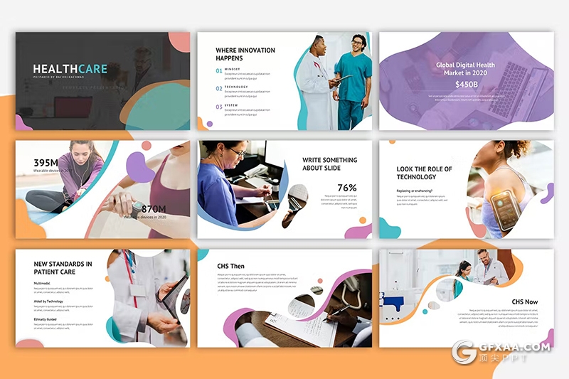 30页时尚精美医学医药研究研发国外keynote模板 - 顶尖PPT