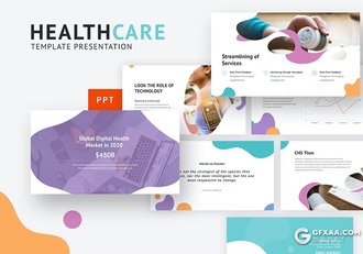 30页时尚精美医学医药研究研发国外PPT模板 - 顶尖PPT