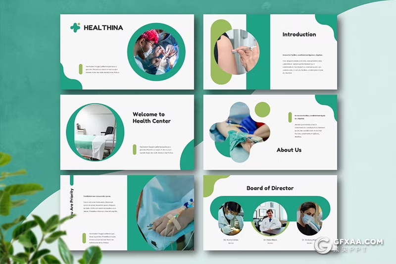 30页精美时尚疫苗接种医学研究医疗科研国外PPT模板 - 顶尖PPT
