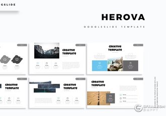 30页摄影展示景点摄影国外GoogleSlides模板5种配色 - 顶尖PPT