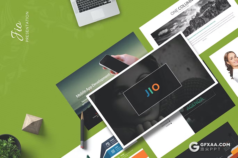 30页公司业务展示团队介绍商业计划公司介绍国外keynote模板 - 顶尖PPT