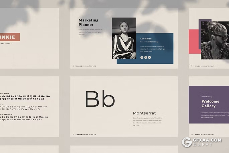 50页创意商业品牌介绍商业计划书团队介绍通用国外keynote模板 - 顶尖PPT