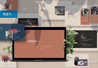 50页创意商业品牌介绍商业计划书团队介绍通用国外keynote模板 - 顶尖PPT