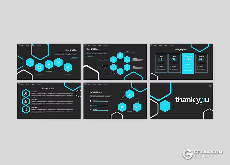30页高端时尚电子产品研发团队介绍商务通用国外PPT模板5种配色 - 顶尖PPT