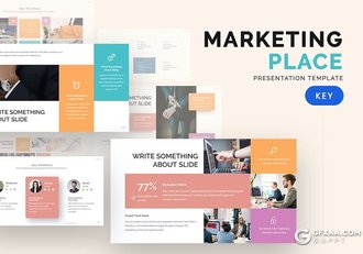 30页多色彩团队介绍商业计划书商务通用国外keynote模板 - 顶尖PPT