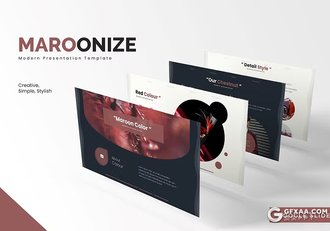 30页花卉植物宣传介绍种类分析国外GoogleSlides模板5种配色 - 顶尖PPT