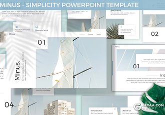 30页简约大气团队介绍产品摄影展示通用国外PPT模板3种配色2款尺寸 - 顶尖PPT