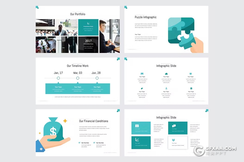 30页精美商业计划书商务合作团队介绍商务通用国外keynote模板5种配色 - 顶尖PPT