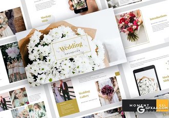 36页婚礼策划婚礼摄影美图展示国外GoogleSlides模板 - 顶尖PPT