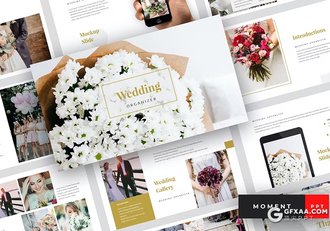 36页婚礼策划婚礼摄影美图展示国外PPT模板 - 顶尖PPT