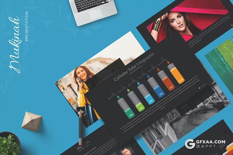 30页多色彩商务团地介绍商业计划书商务通用国外keynote模板 - 顶尖PPT