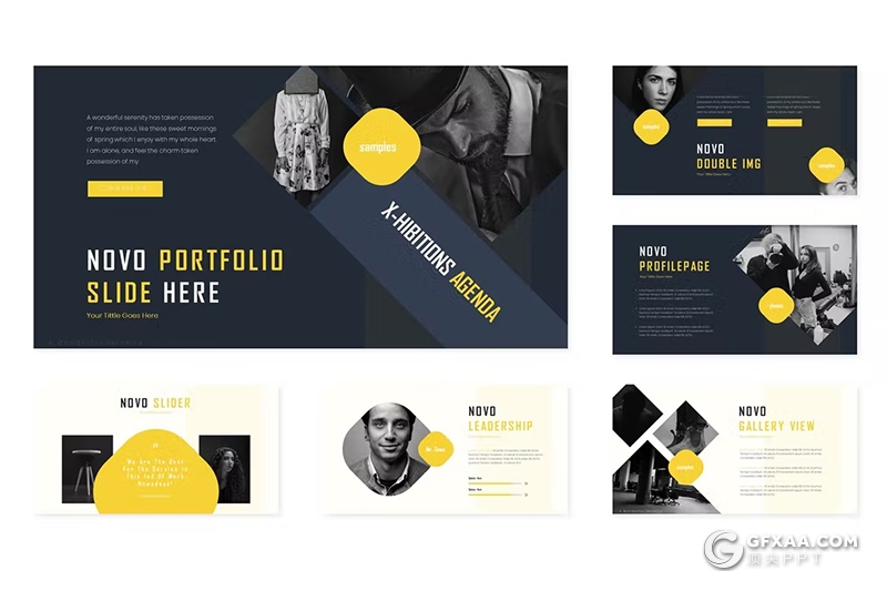 30页团队介绍商业计划书商务通用国外PPT模板5种配色 - 顶尖PPT